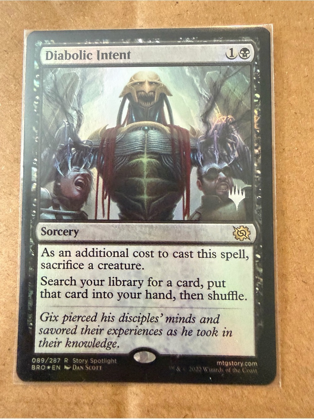 Diabolic Intent Black Sorcery Card - Black
